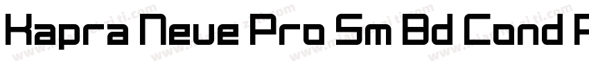 Kapra Neue Pro Sm Bd Cond Rounded字体转换